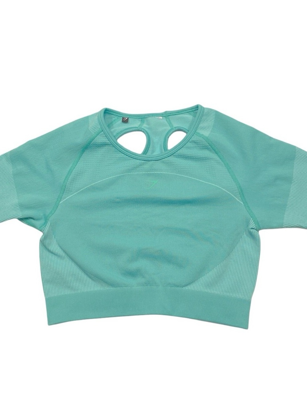 Gymshark Mint Green Cropped Seamless Top